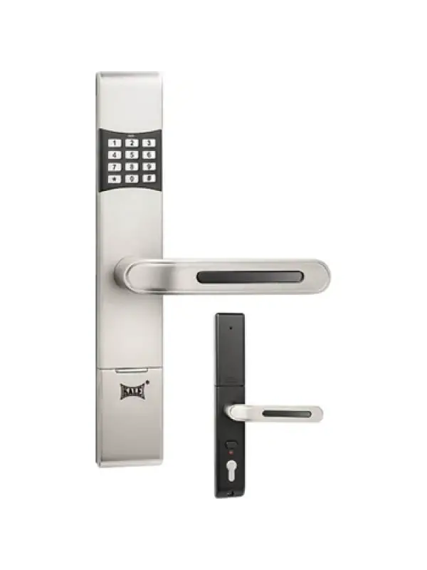 KALE KARTLI KİLİT KOL SETİ (60 MM) - SATEN