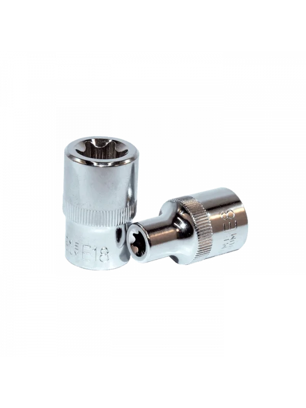 Profesyonel Kullanım İçin 1/2 E Tipi Torx CrV Lokmalar