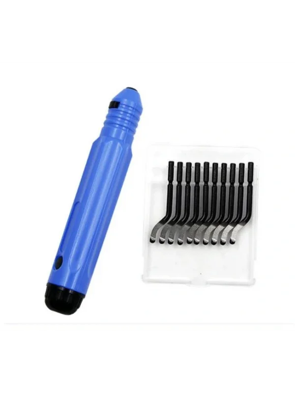 10Ad. Bıçaklı PlastikTutuculu Çapak Alma