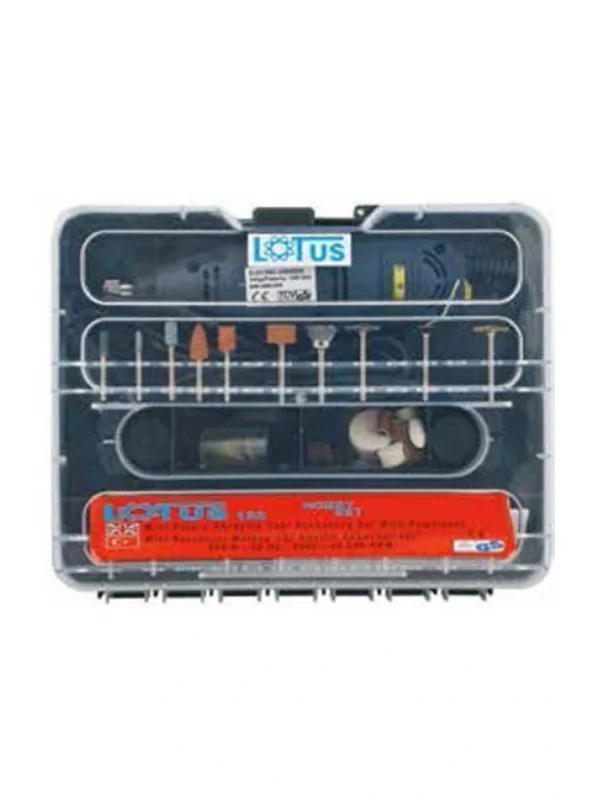 Lotus 122 Parçalı Mini Matkap Gravür Seti Plastik Kutulu