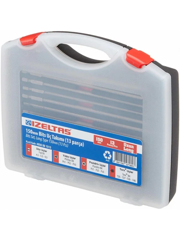 13LÜ UZUN BİTS TAKIM ( 150 MM )