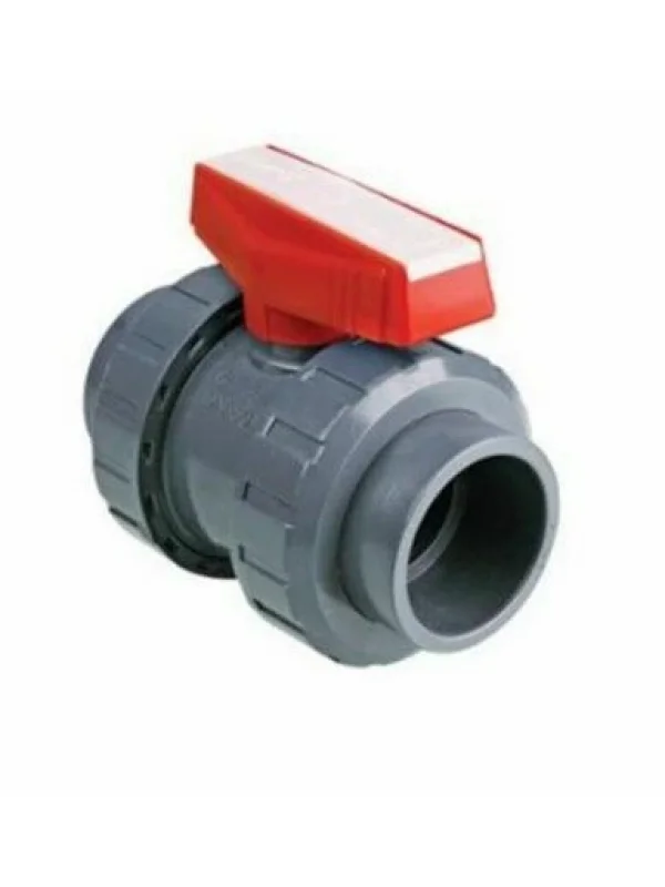 Yüksek Kaliteli 50 mm PVC Asit Küresel Vana (Yapıştırma)