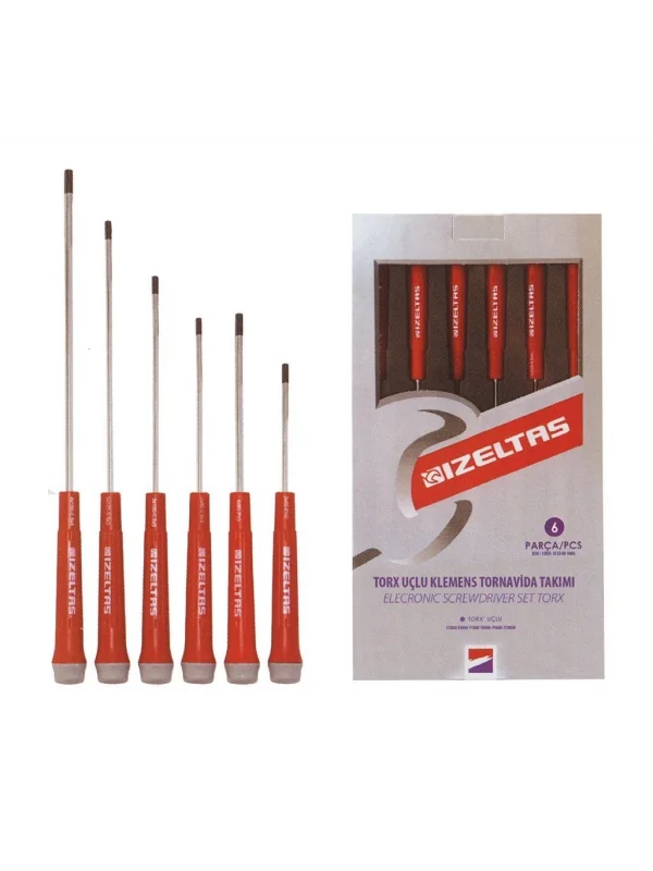 6LI TORX UÇLU KLEMENS TORNAVİDA TAKIMI