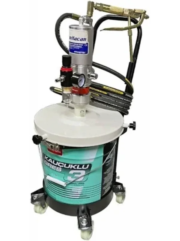 60:1 16kg Kova için Gres Pompası Seti