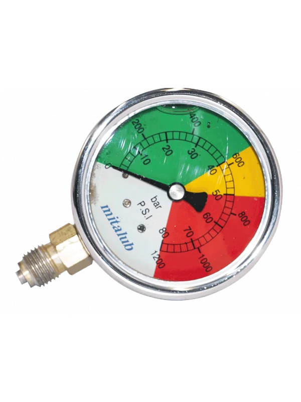 63 mm. 0-80 bar Tarım için Alttan Manometre