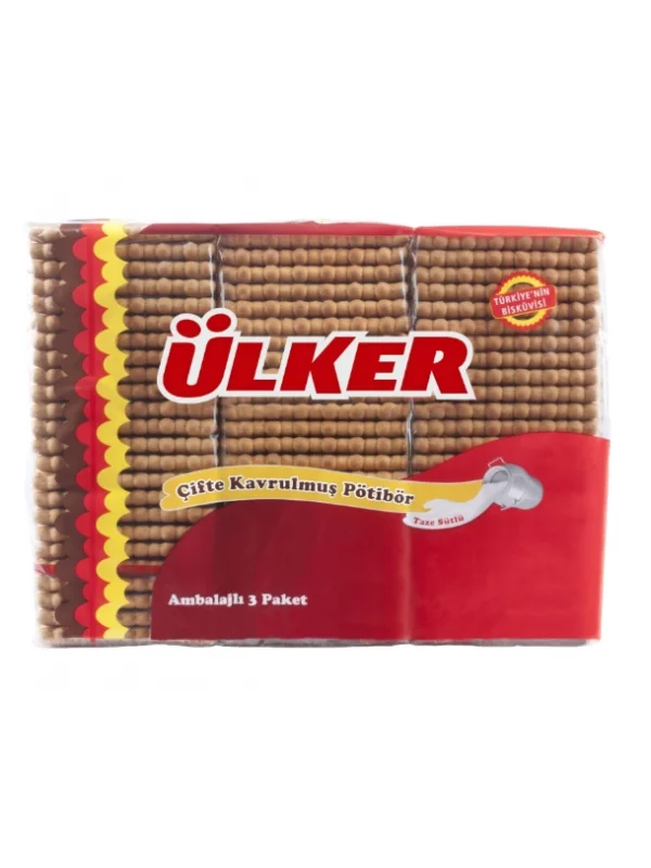 Ülker Pötibör Bisküvi Çifte Kavrulmuş 450 G
