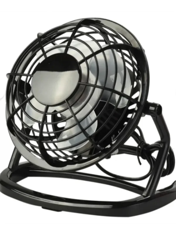 Masaüstü Mini Fan – Sessiz, Taşınabilir, 360° Dönebilen Serinletici