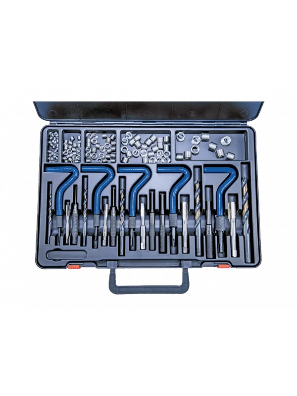 Profesyonel Tamir Takımı: 95 Parça Helicoil Beşli Diş Tamir Takımı (1 Adet)