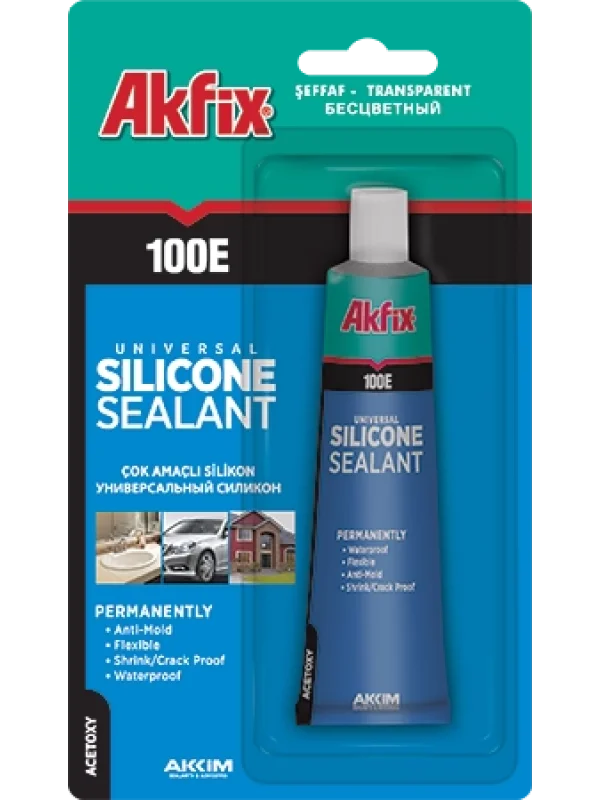 Akfix 100E Genel Amaçlı Silikon Tüp (Blister) 50ml
