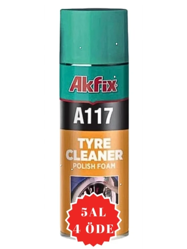 Akfix A117 Oto Lastik Parlatma-Temizleme Spreyi 500ml