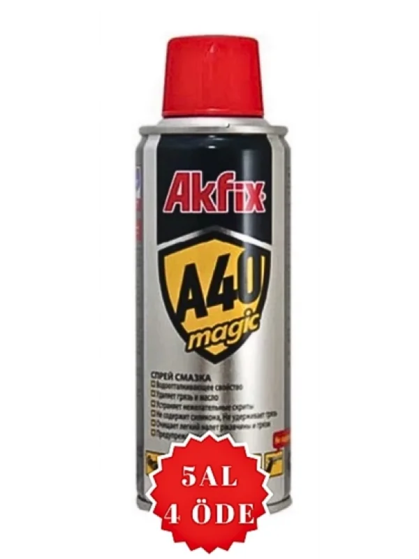Akfix A40 Yağlayıcı Pas Önleyici Sprey 200 ml