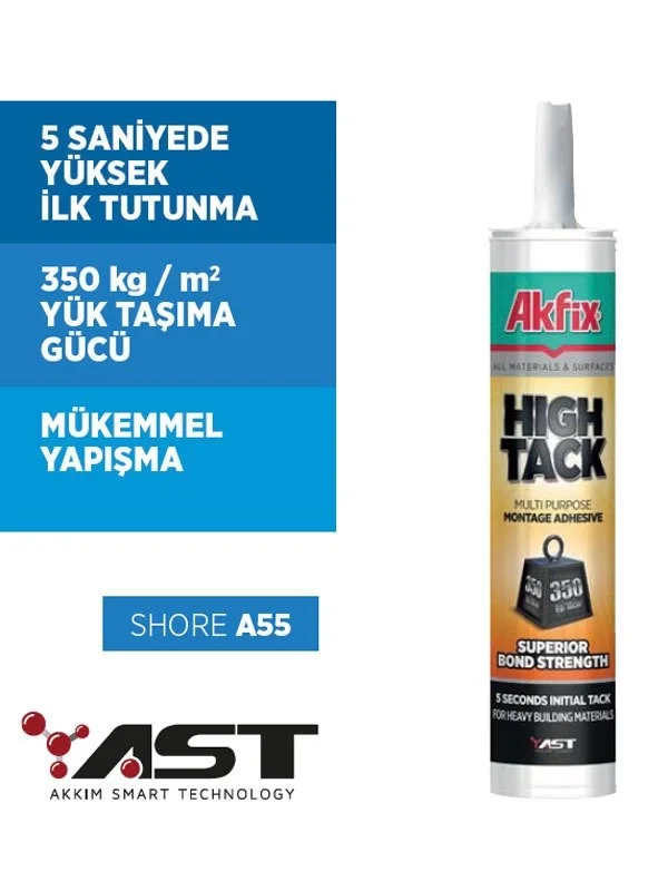 Akfix High Tack Ast Montaj Yapıştırıcı Beyaz 290ml
