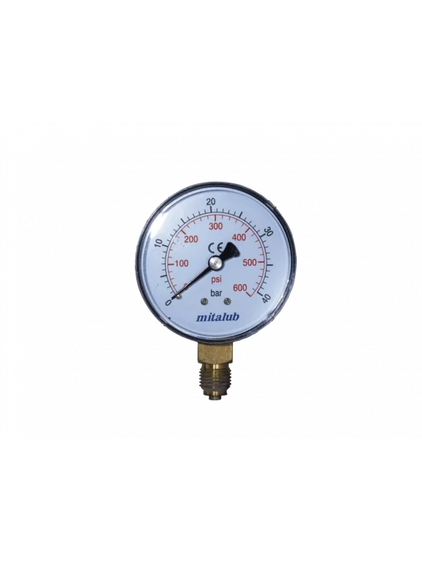 Dayanıklı Alttan Çıkış Plastik Gövde Manometre - 2 Adet