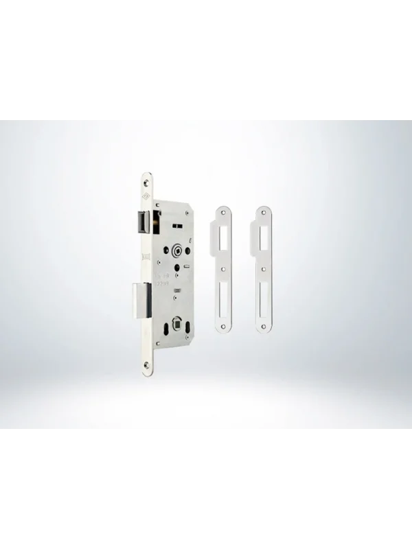 Banyo-WC Kilidi Kolsuz Rozet Delikli BLİSTERLİ - OVAL KROM