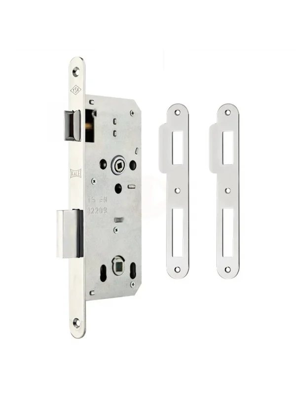 Banyo-WC Kilidi Rozet Delikli - OVAL KROM