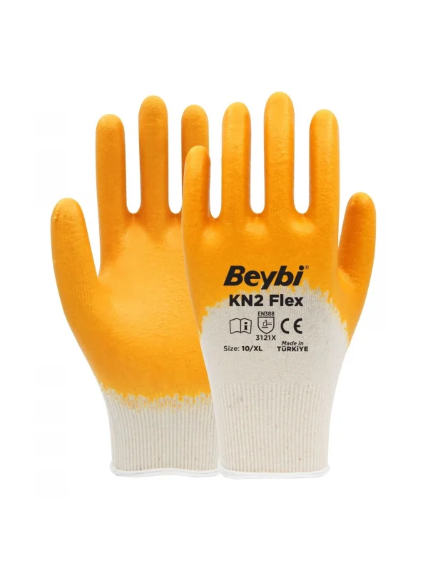 Beybi Nitril Kn2 Flex Sarı No:10 ve Beybi Nitril Flex Sarı No:9
