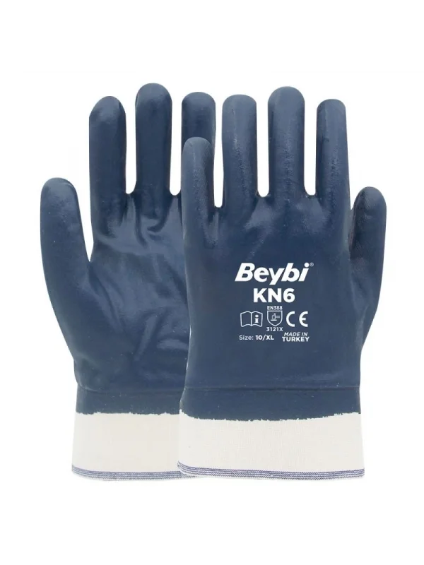 Beybi Nitril Şardonlu petrolcü eldiveni NO:10