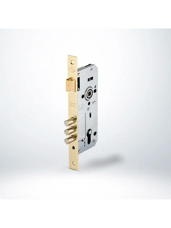 Bilyalı Silindirli Daire Kilidi Rozet Delikli 3 Milli (2000) BLİSTERLİ - NİKEL