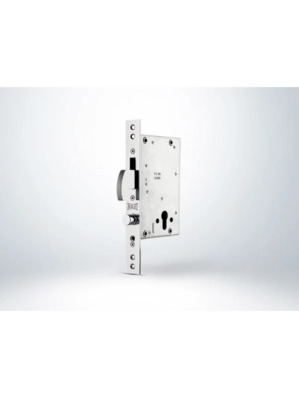 Champion Çelik Kapı Emniyet Kilidi REVERSIBLE - KROM ( SN Saten Silindirli )