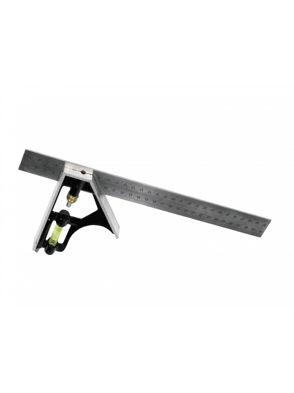 D&W Terazili Gönye 300 mm. 45°-90°