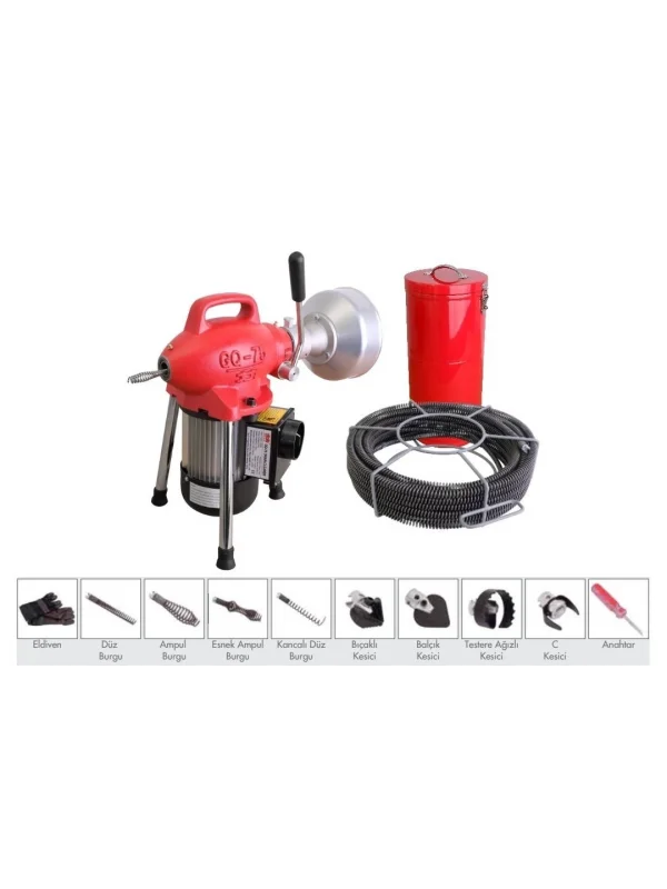 Dalı Motorlu Kanal Açma Makinesi