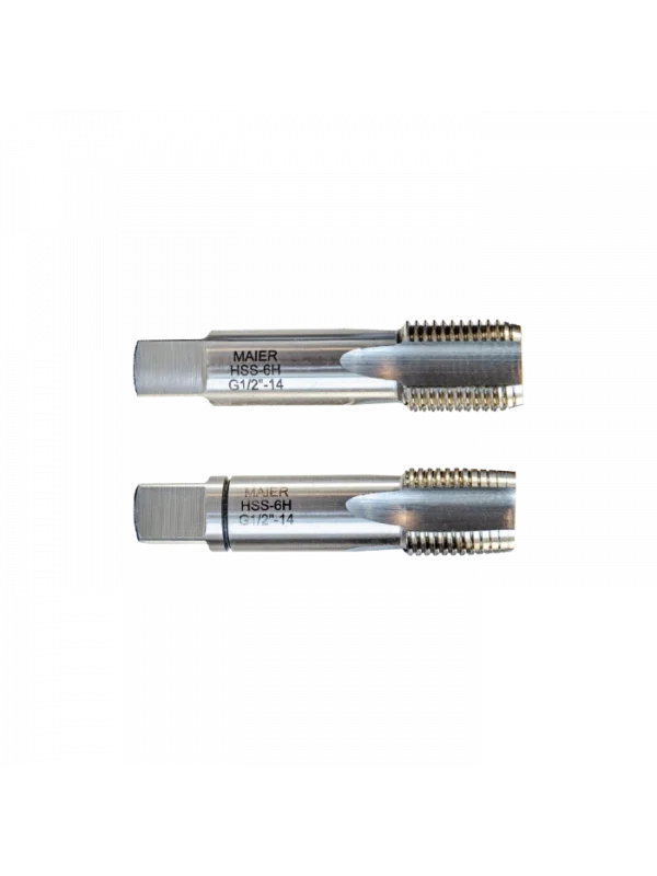 Profesyonel GAZ DİŞ 2 Parçalı Takım - HSS Düz El Kılavuzu