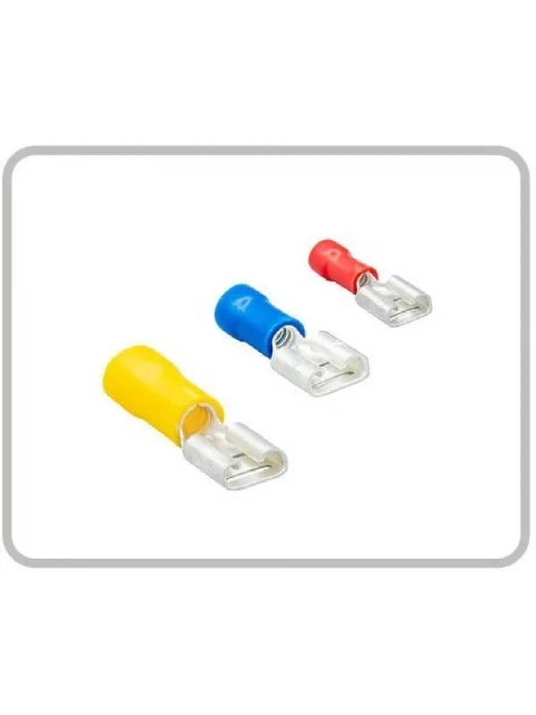Dişi Faston Tip İzoleli Kablo Ucu (200 Adet)