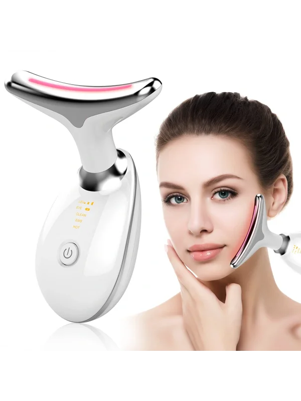 EMS Yüz ve Çene Masaj Aleti Bataryalı Beyaz Es