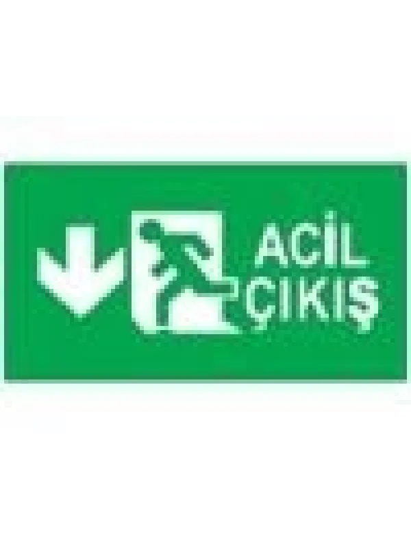 Exit Acil Durum Tabelası - S.No 10