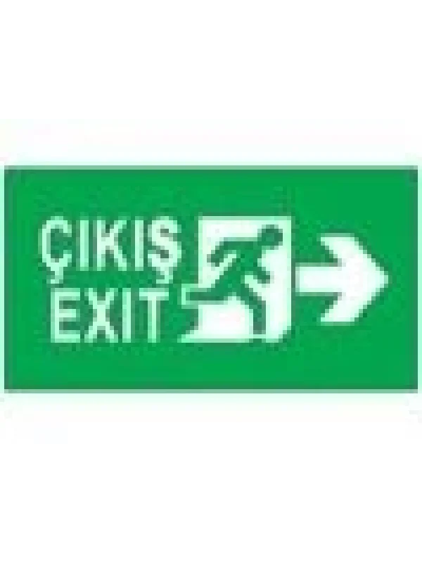 Exit Acil Durum Tabelası - S.No 13