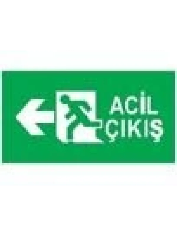 Exit Acil Durum Tabelası - S.No 8