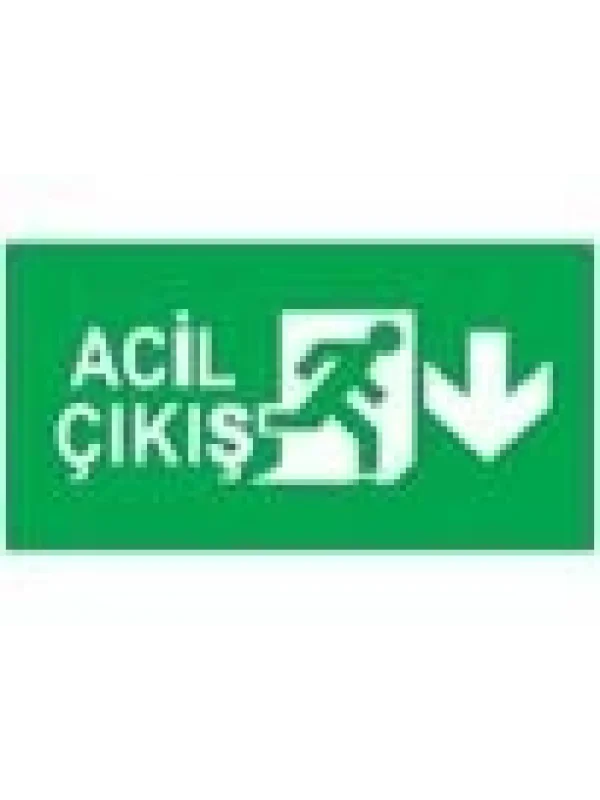 Exit Acil Durum Tabelası - S.No 9