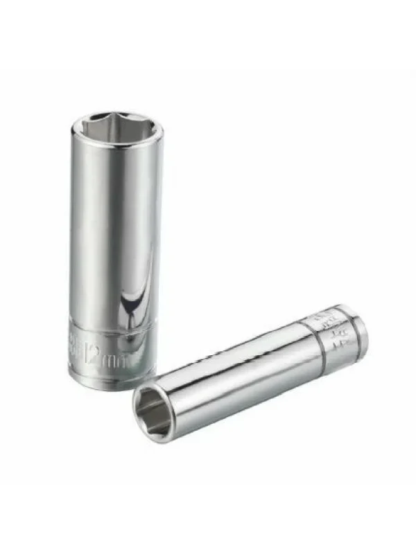 Profesyonel Kullanım için GATE 1/2” CrV 6 Köşe Uzun Lokma 15 mm