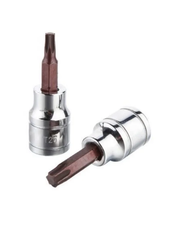 Profesyonel GATE 1/2 S2 Torx Kısa Lokma T25