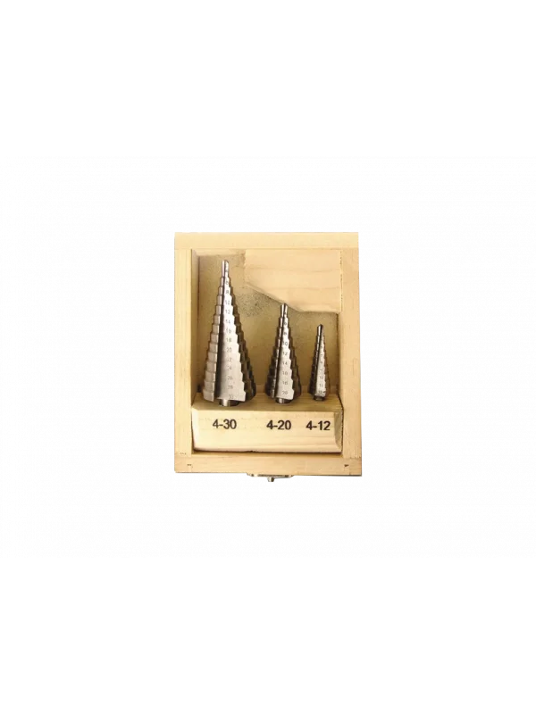 Gerlinger Kademeli Matkap Ucu Takimi 3 Parçalı