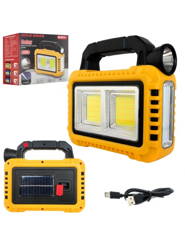 GOLD ORION SOLAR KAMP LAMBASI COB LED 50W HS8031-B