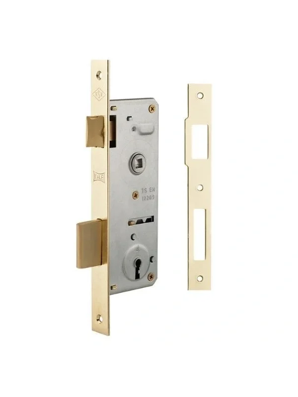 Gömme Kapı Kilidi Tek Anahtarlı - SARI