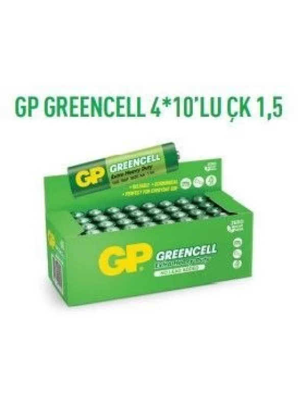 GP15G-2S4 GREENCELL 4*10LU ÇK 1,5V