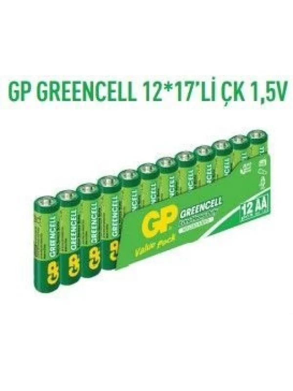 GP15G-2VS12 GREENCELL 12*17 Lİ ÇK 1,5V