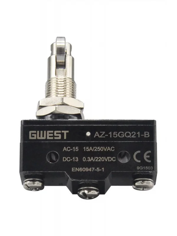 Gwest AZ - 15GQ21 - B Yan Dik Metal Makaralı 15A Mikro Switch (20 Adet)