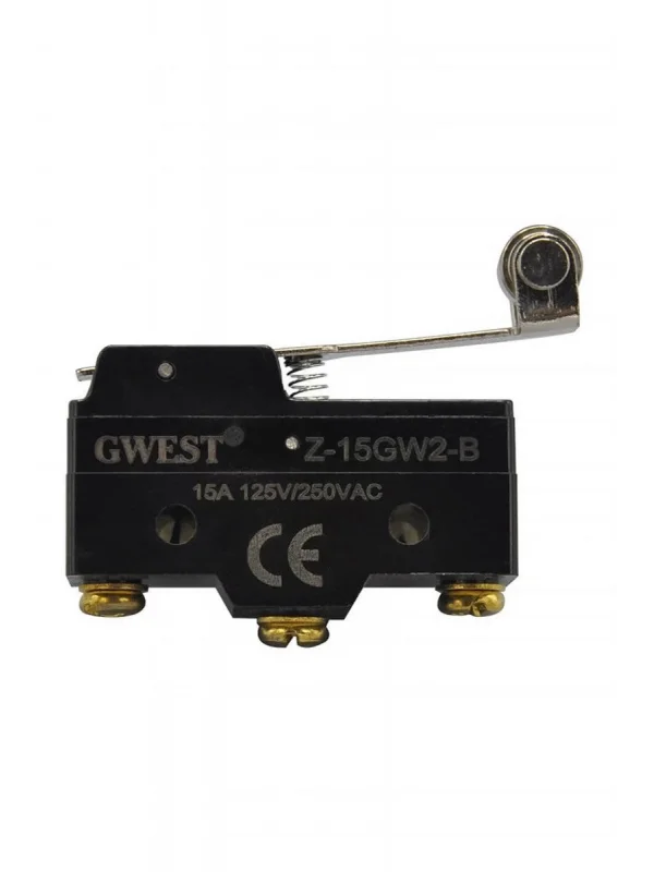 Gwest AZ - 15GW2 - B Uzun Palet Metal Makaralı 15A Mikro Switch (20 Adet)