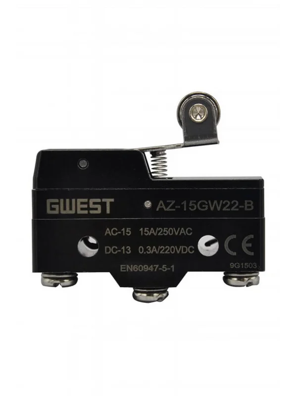 Gwest AZ - 15GW22 - B Kısa Metal Makaralı 15A Mikro Switch (20 Adet)