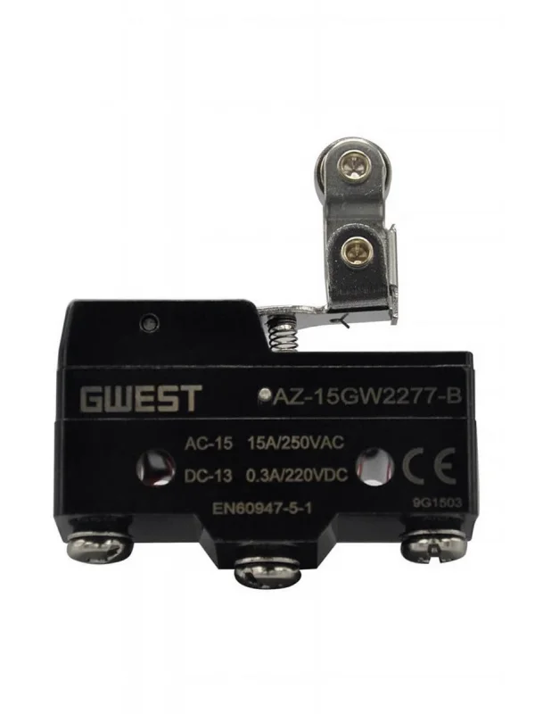 Gwest AZ - 15GW2277 -Tahrikli Metal Makaralı 15A Mikro Switch (20 Adet)
