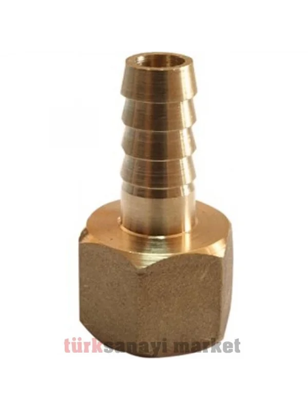 HORTUM REKORU DİŞİ 1/2   6mm - Dayanıklı ve İşlevsel Hortum Ucu