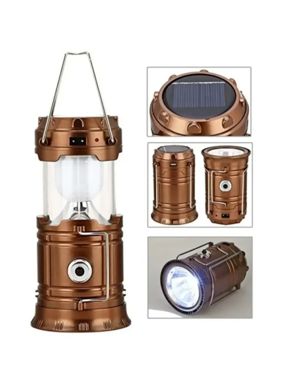 IPONE GÜNEŞ PANELLİ RAYLI LED KAMP LAMBASI IP-5888