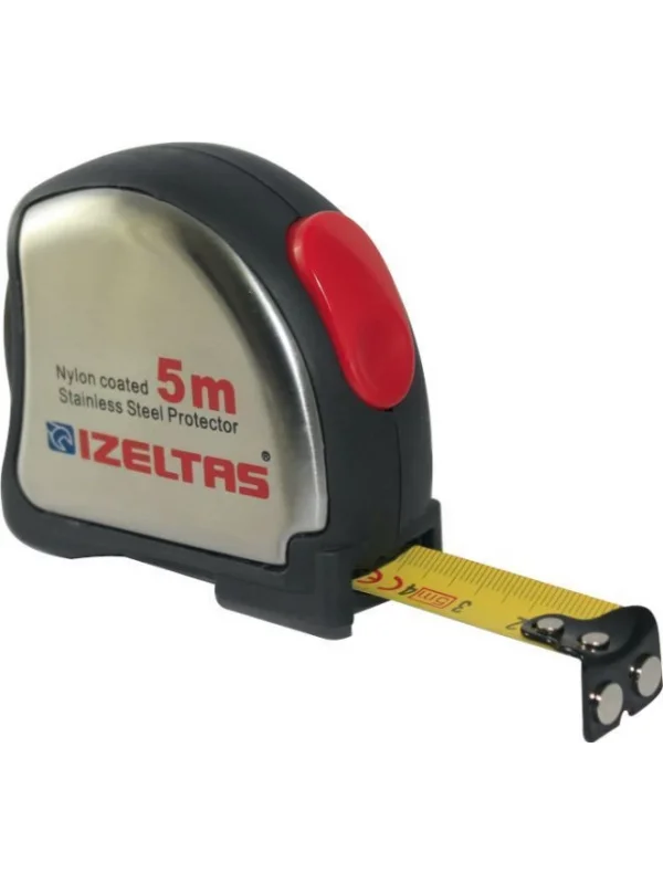 İzeltaş Crom Stoplu Şeritli Metre 5 Metre