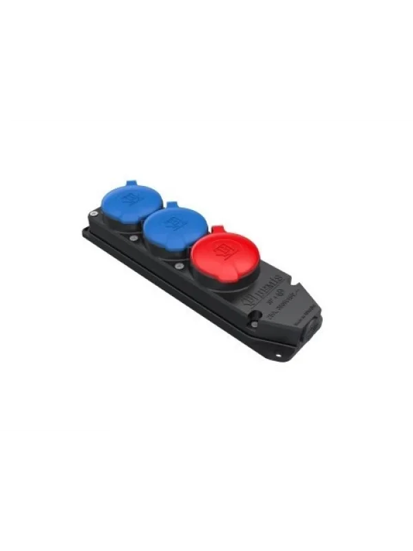 Luxor LX-2137 Üçlü Grup Priz 2 Mono + 1 Trifaze