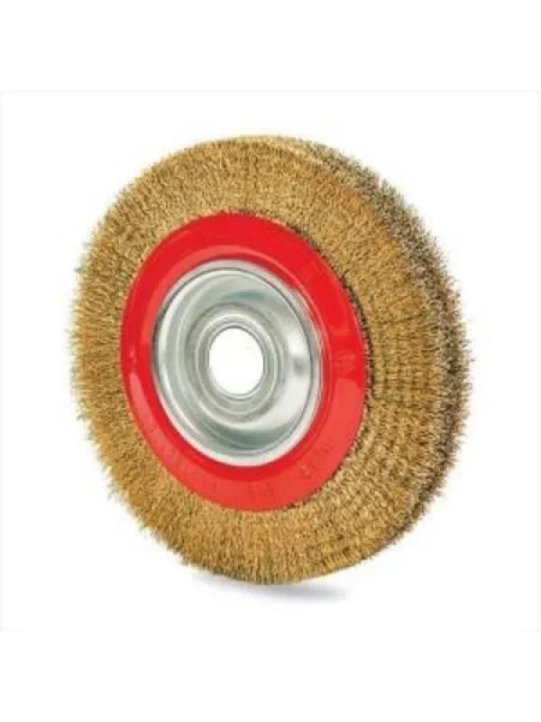 Mercure Paslanmaz Saçaklı Daire Fırça 175 mm * 20 mm 32mm