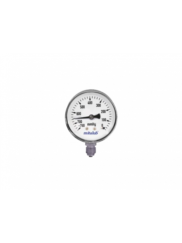 Metal Gövde Alttan Çıkış Vakummetre