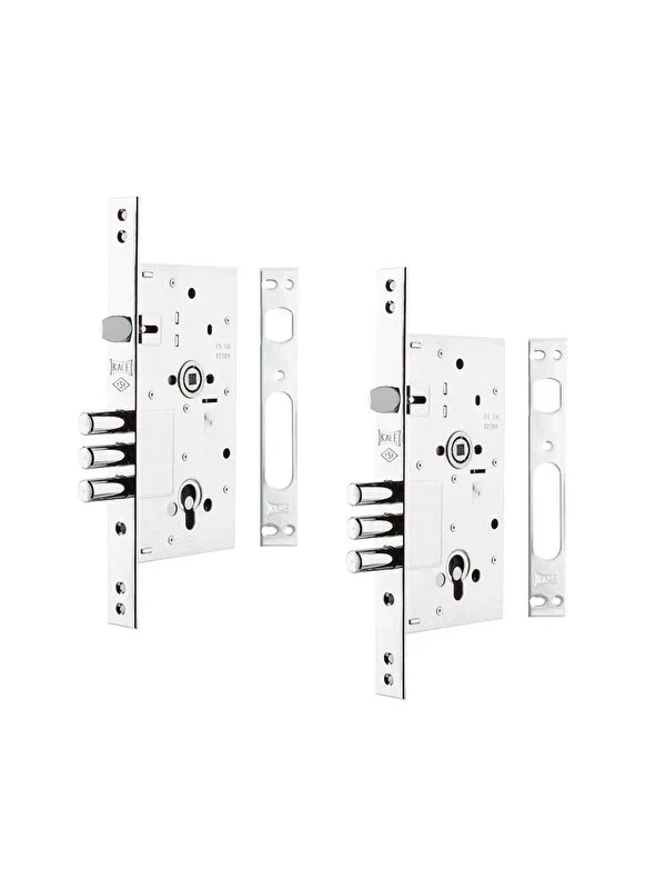 Monoblok Çelik Kapı Kilidi SNC68 Nikel ( KUTUSUZ ) Karşılıklı